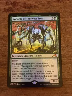 Kodama of the West Tree Promo Pack: Kamigawa: Neon Dynasty Foil 20/22 Stamped - Image 1