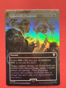 Mtg LTR- Galadriel’s Dismissal - Foil -NM - Image 1