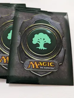 Magic The Gathering Deck Box Green Mana Ultra Pro With 80 Matching Sleeves Mtg - Image 3
