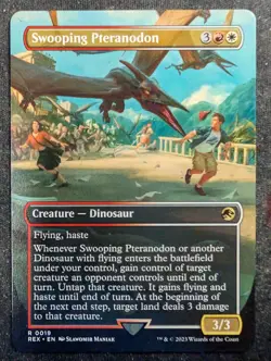 Swooping Pteranodon - Borderless - Commander : Lost Caverns of Ixalan (MTG) - Image 1