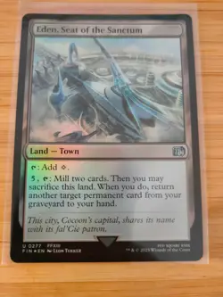 MTG Eden, Seat of the Sanctum (FOIL) 0277 Final Fantasy M/NM Free UK P&P - Image 1