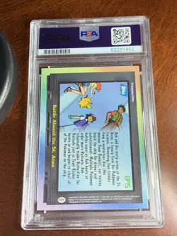 2000 Topps Pokemon TV #EP15 Battle Aboard the St. Anne Rainbow Foil PSA 8 NM-MT - Image 2