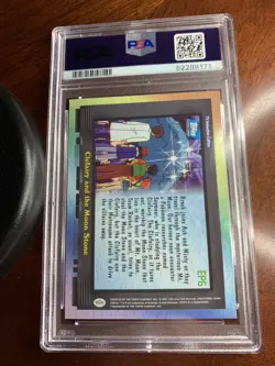 2000 Topps Pokemon #EP6 Clefairy and the Moon Stone Rainbow Foil PSA 8 NM-MT - Image 2