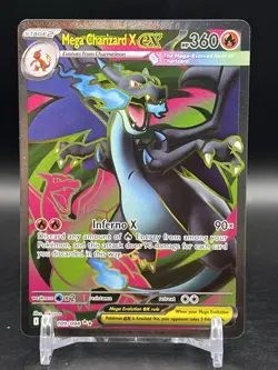 Pokemon Mega Charizard X ex 109/094 Phantasmal Flames Ultra Rare Full Art NM - Image 1