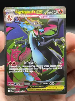 Pokemon Mega Charizard X ex 109/094 Phantasmal Flames Ultra Rare Full Art NM - Image 3