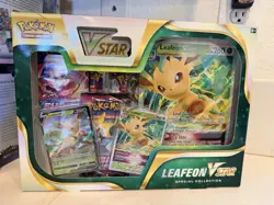 Pokemon TCG Leafeon VStar Special Collection Sword & Shield (Factory Sealed) - Image 1