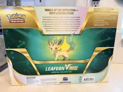 Pokemon TCG Leafeon VStar Special Collection Sword & Shield (Factory Sealed) - Image 2