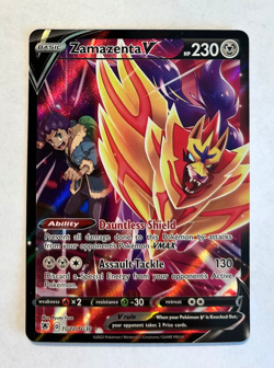 Pokemon Astral Radiance - ZAMAZENTA V - TRAINER GALLERY TG22/TG30 - NM - Image 1