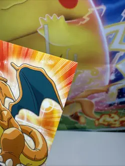 1999 Topps Pokemon TV Animation Edition Charizard Non-Holo #06 Blue Logo LP - Image 3