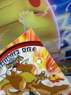 1999 Topps Pokemon TV Animation Edition Charizard Non-Holo #06 Blue Logo LP - Image 5