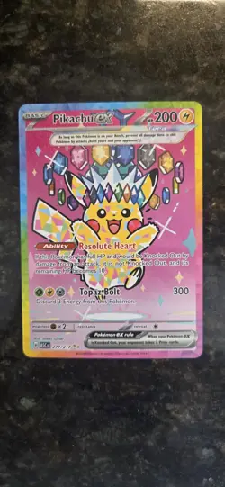 Pokemon Pikachu ex SIR 277/217 Ascended Heroes English NM - Image 1