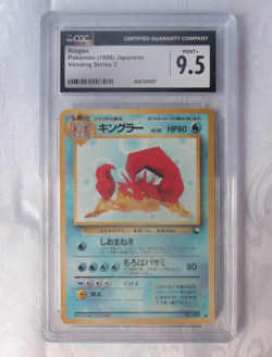 1998 Pokemon Japanese Kingler Vending Series 3 Grade 9.5 Mint+ - Image 1