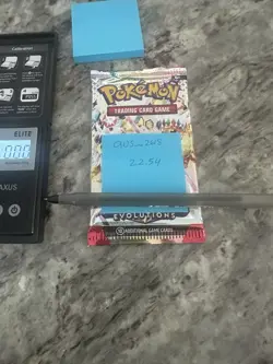 22.54g !!!VERY HEAVY!!! -Pokemon Prismatic Evolution Booster Pack -Possible GODU - Image 3