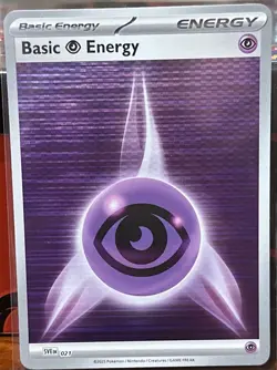 Basic Energy Psychic SVE 021 Reverse Holo Black Bolt/ White Flare Pokemon - Image 1