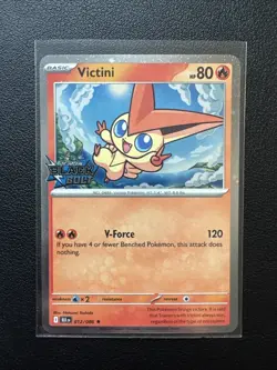 Pokemon TCG - Victini 012/086 Cosmos Holo - Black Bolt Stamped Promo - Image 1