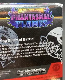 Pokemon Phantasmal Flames Booster Box Factory Sealed New - Image 5