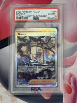 2023 POKEMON PALDEA EVOLVED SPECIAL ILLUSTRATION RARE GRUSHA 268/193 PSA 10 - Image 3