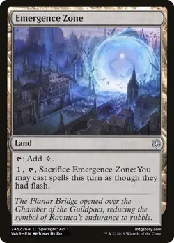 MTG 1x Emergence Zone War of the Spark Regular - Image 1