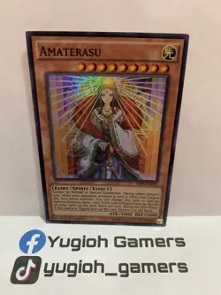 Yu-Gi-Oh Amaterasu TDIL-EN035 1st Edition Super Light Played - Image 1