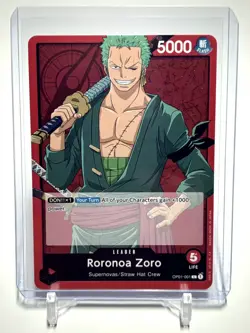 OP01-001 Roronoa Zoro Romance Dawn - One Piece Card Game - Image 1