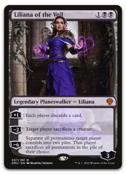 Liliana of the Veil #97 (NM) Dominaria United DMU Magic MTG - Image 1