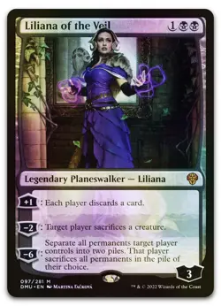 Liliana of the Veil #97 (Foil) (NM) Dominaria United DMU Magic MTG - Image 1