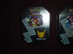 Pokemon Lance's Charizard and Dark Sylveon V Tins Unopened Celebrations 2021 - Image 2