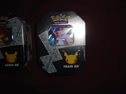 Pokemon Lance's Charizard and Dark Sylveon V Tins Unopened Celebrations 2021 - Image 3
