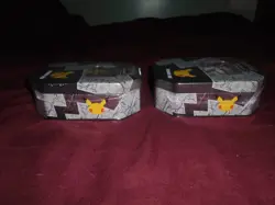 Pokemon Lance's Charizard and Dark Sylveon V Tins Unopened Celebrations 2021 - Image 5
