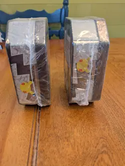 Pokemon Lance's Charizard and Dark Sylveon V Tins Sealed Celebrations 2021 - Image 3