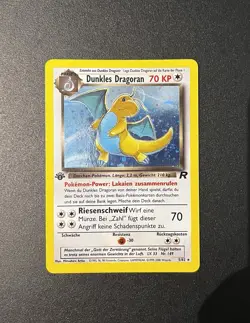 Pokemon Karten - Dunkles Dragoran 1. Edition Holo 5/82 - Swirl! Team Rocket - DE - Image 2