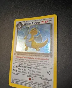Pokemon Karten - Dunkles Dragoran 1. Edition Holo 5/82 - Swirl! Team Rocket - DE - Image 3
