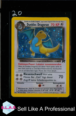 DUNKLES DRAGORAN POKEMON 5/82 2000 TEAM ROCKET HOLO GERMAN - Image 1