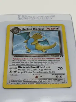 2000 Pokemon Team Rocket # 5/82 Dunkles Dragoran 1. Edition Holo Deutsch - Image 5