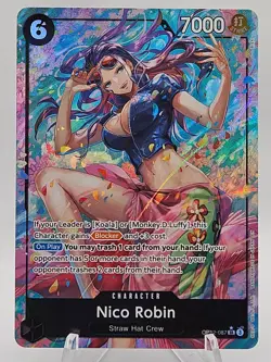 Nico Robin (Alt Art) SR OP12-087 One Piece Legacy of the Master English - Image 1