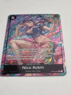 Nico Robin - Alt Art SR FOIL - OP12 - PACK FRESH -Legacy of the Master - Image 2