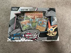 Pokemon TCG Black Bolt & White Flare Unova Victini Illustration Collection Box - Image 1