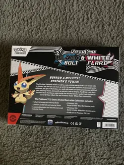 Pokemon TCG Black Bolt & White Flare Unova Victini Illustration Collection Box - Image 2