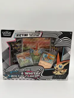 Pokemon Black Bolt & White Flare Unova Victini Illustration Collection Box New - Image 1