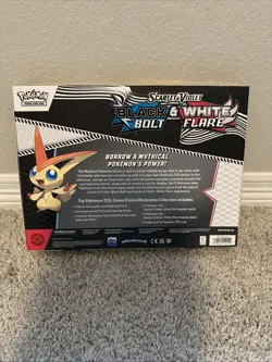 Pokemon TCG Black Bolt & White Flare Unova Victini Illustration Collection Box - Image 2