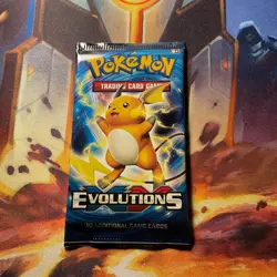 Pokemon TCG XY Evolutions Booster Pack - Factory Sealed - Raichu Artwork 2016 - Image 1