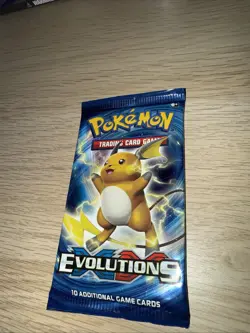 Pokemon TCG XY Evolutions Booster Pack - Factory Sealed - Raichu Artwork 2016 - Image 1