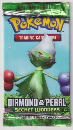 Pokemon Sealed Diamond & Pearl Secret Wonders Booster Pack Roserade 18.74g - Image 1