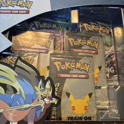 Pokemon TCG Celebrations Deluxe Pin Collection Box Zacian Lv X Pikachu Sealed 820650809422 - Image 2
