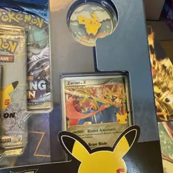 Pokemon TCG Celebrations Deluxe Pin Collection Box Zacian Lv X Pikachu Sealed 820650809422 - Image 3