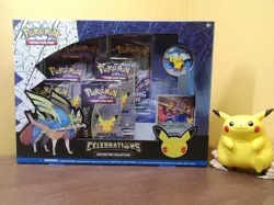 Pokemon TCG Zacian LV X Celebrations Deluxe Pin Collection Box Factory Sealed! - Image 1