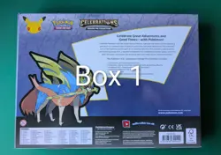 Pokemon TCG Zacian LV X Celebrations Deluxe Pin Collection Box Factory Sealed! - Image 2