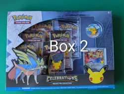 Pokemon TCG Zacian LV X Celebrations Deluxe Pin Collection Box Factory Sealed! - Image 3