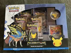 Pokemon TCG - Celebrations Zacian LV. X Deluxe Pin Collection Box Factory Sealed - Image 1