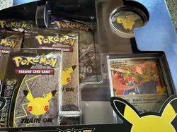 Pokemon TCG - Celebrations Zacian LV. X Deluxe Pin Collection Box Factory Sealed - Image 3